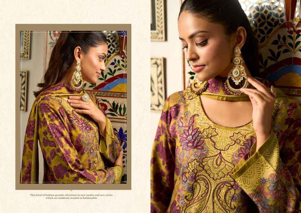 Rupali Fashion Gul E Libaas Latest Designs Pashmina Suit Wholesale Rate ( 6 Pcs Catalog )