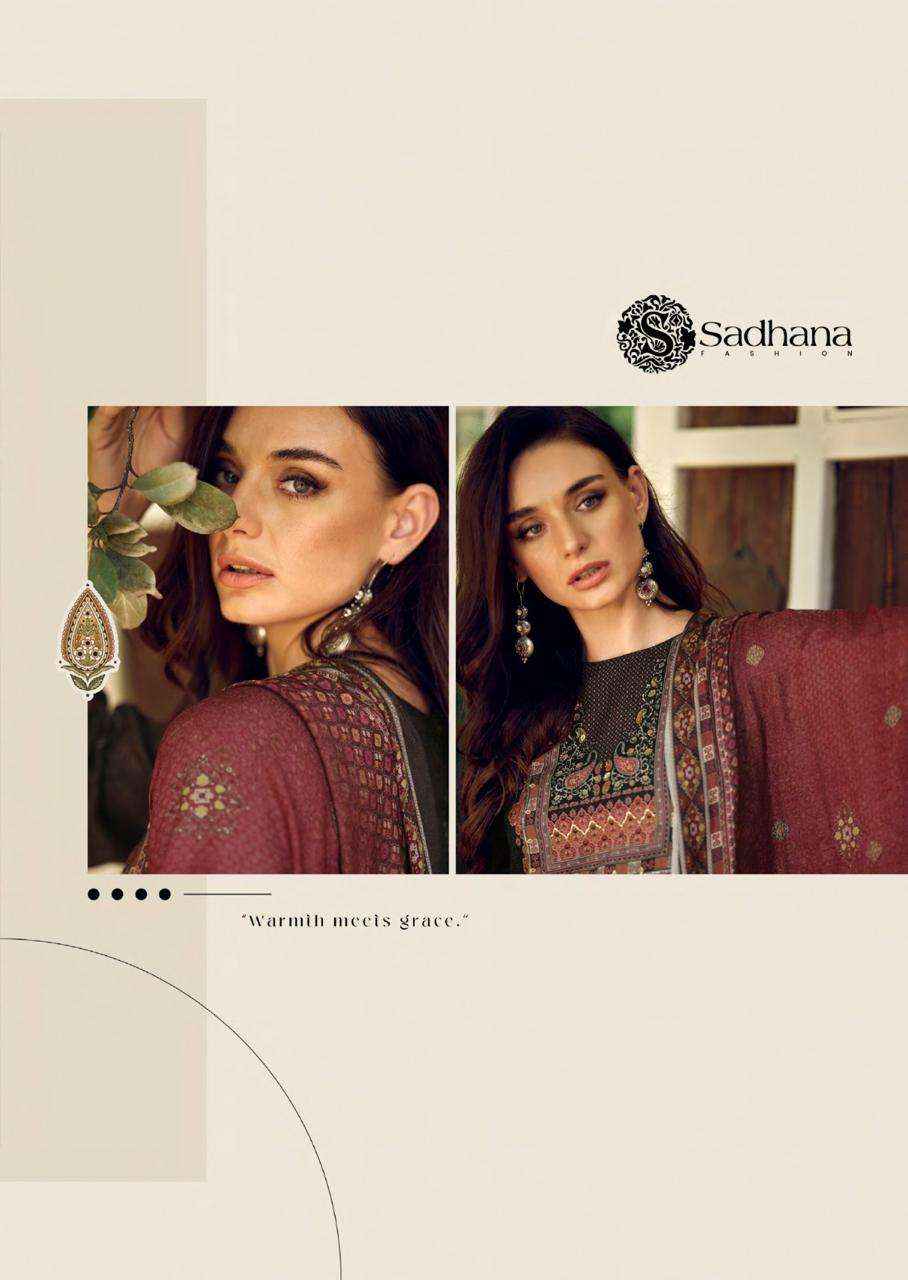 Sadhana Fashion Amariah Fancy Pashmina Winter Wear Suit Wholesale Rate ( 6 Pcs Catalog )