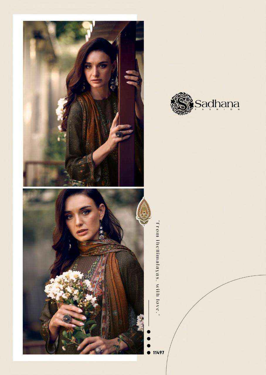 Sadhana Fashion Amariah Fancy Pashmina Winter Wear Suit Wholesale Rate ( 6 Pcs Catalog )