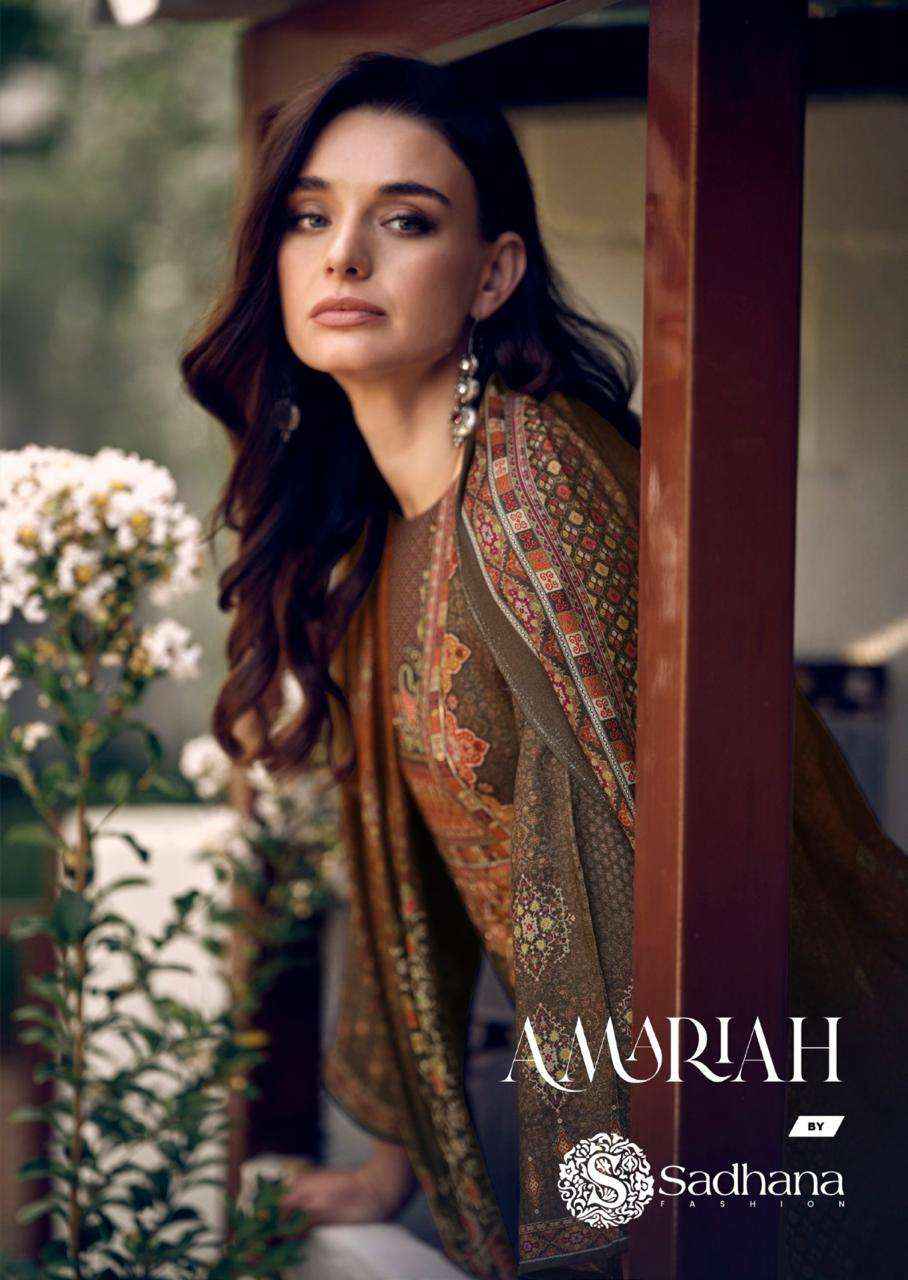 Sadhana Fashion Amariah Fancy Pashmina Winter Wear Suit Wholesale Rate ( 6 Pcs Catalog )