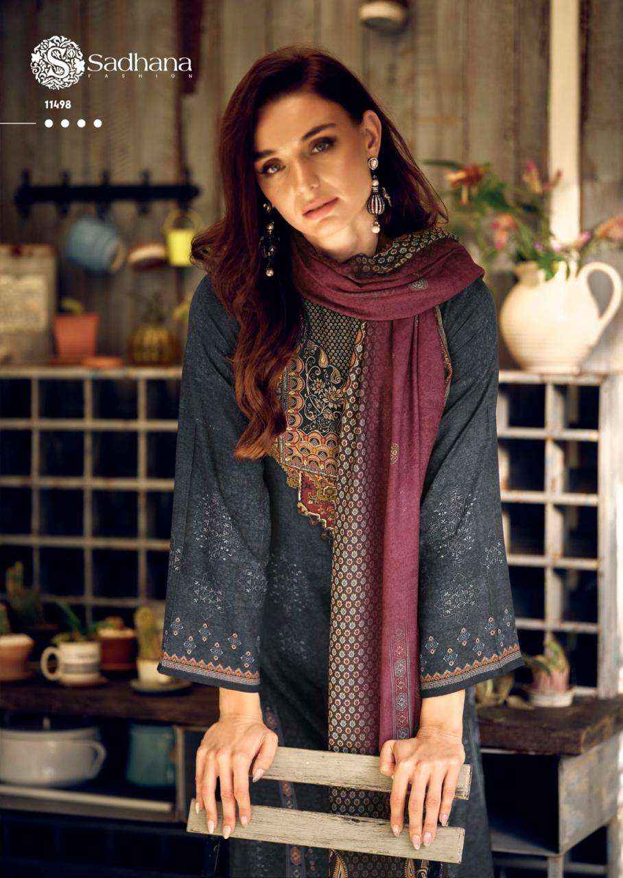 Sadhana Fashion Amariah Fancy Pashmina Winter Wear Suit Wholesale Rate ( 6 Pcs Catalog )
