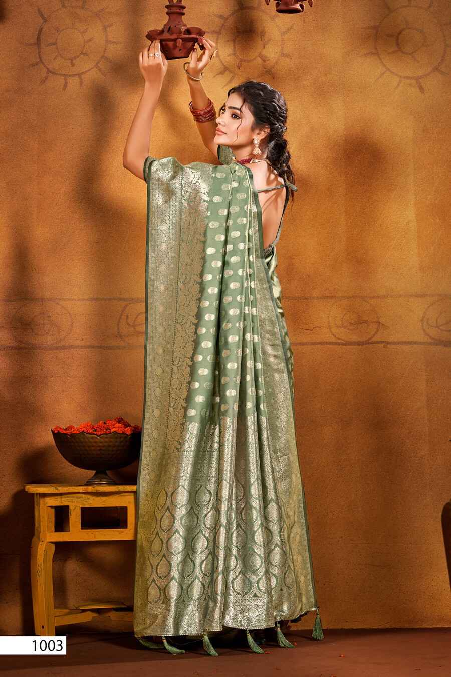 Saroj Gauri Nandan Silk Vol 2 Traditional Silk Saree Wholesale Market ( 4 Pcs Catalogue )