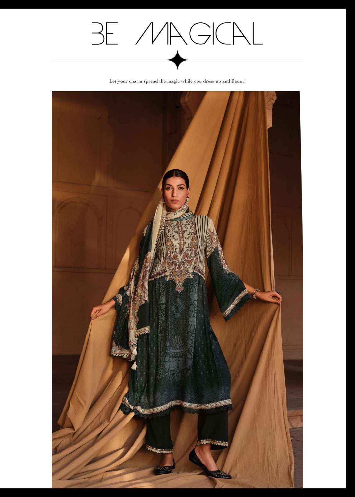 Varsha Ether Pashmina Excusive Designer Pashmina Dress Material Wholesale Rate ( 2 Pcs Catalog )