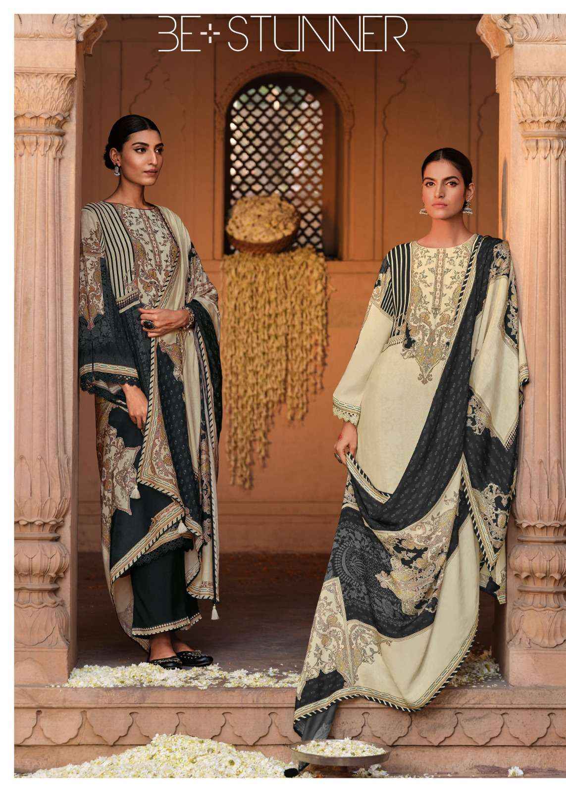 Varsha Ether Pashmina Excusive Designer Pashmina Dress Material Wholesale Rate ( 2 Pcs Catalog )