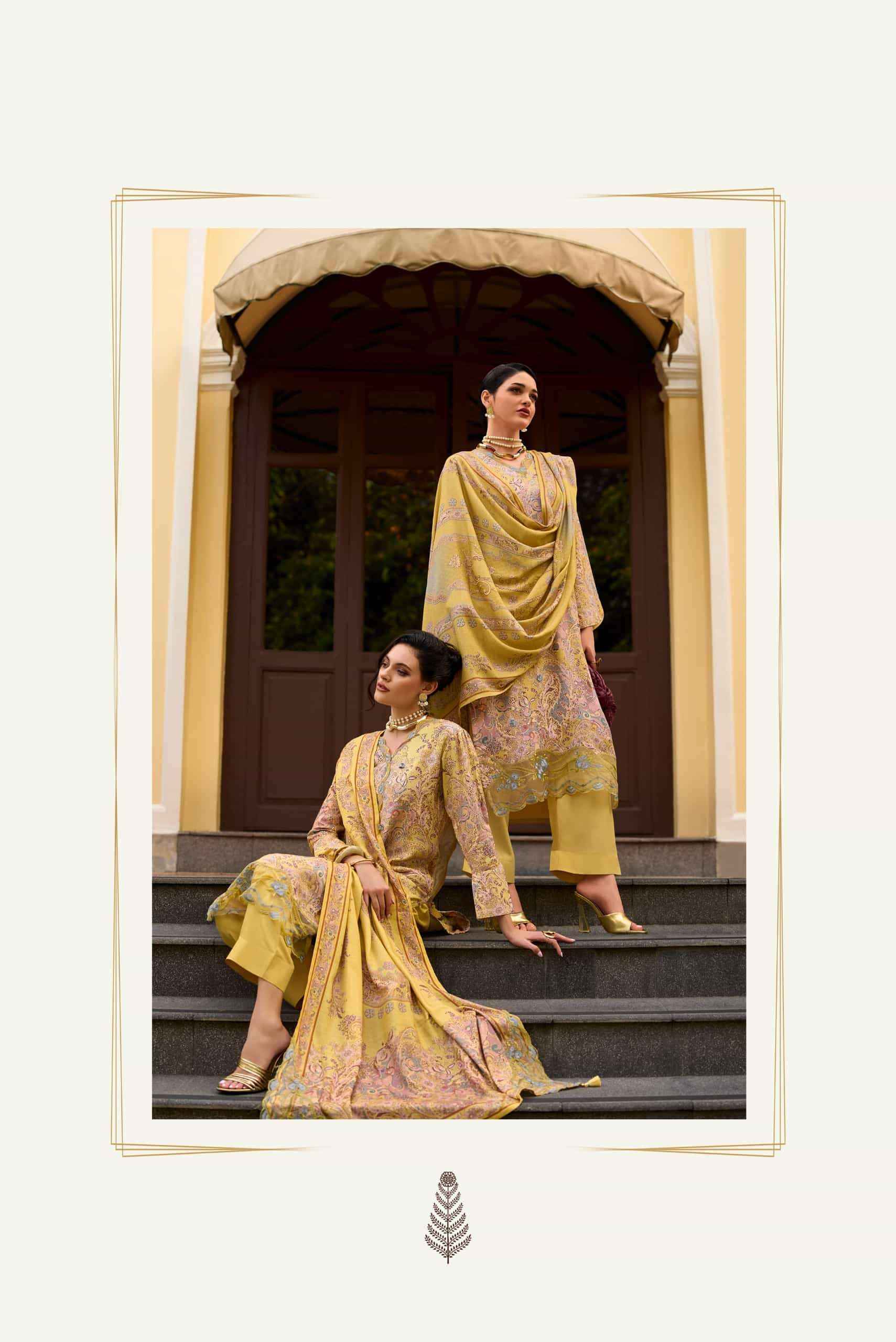 Varsha One And Only Exclusive Fancy Pashmina Suit Collection ( 4 Pcs Catalog )