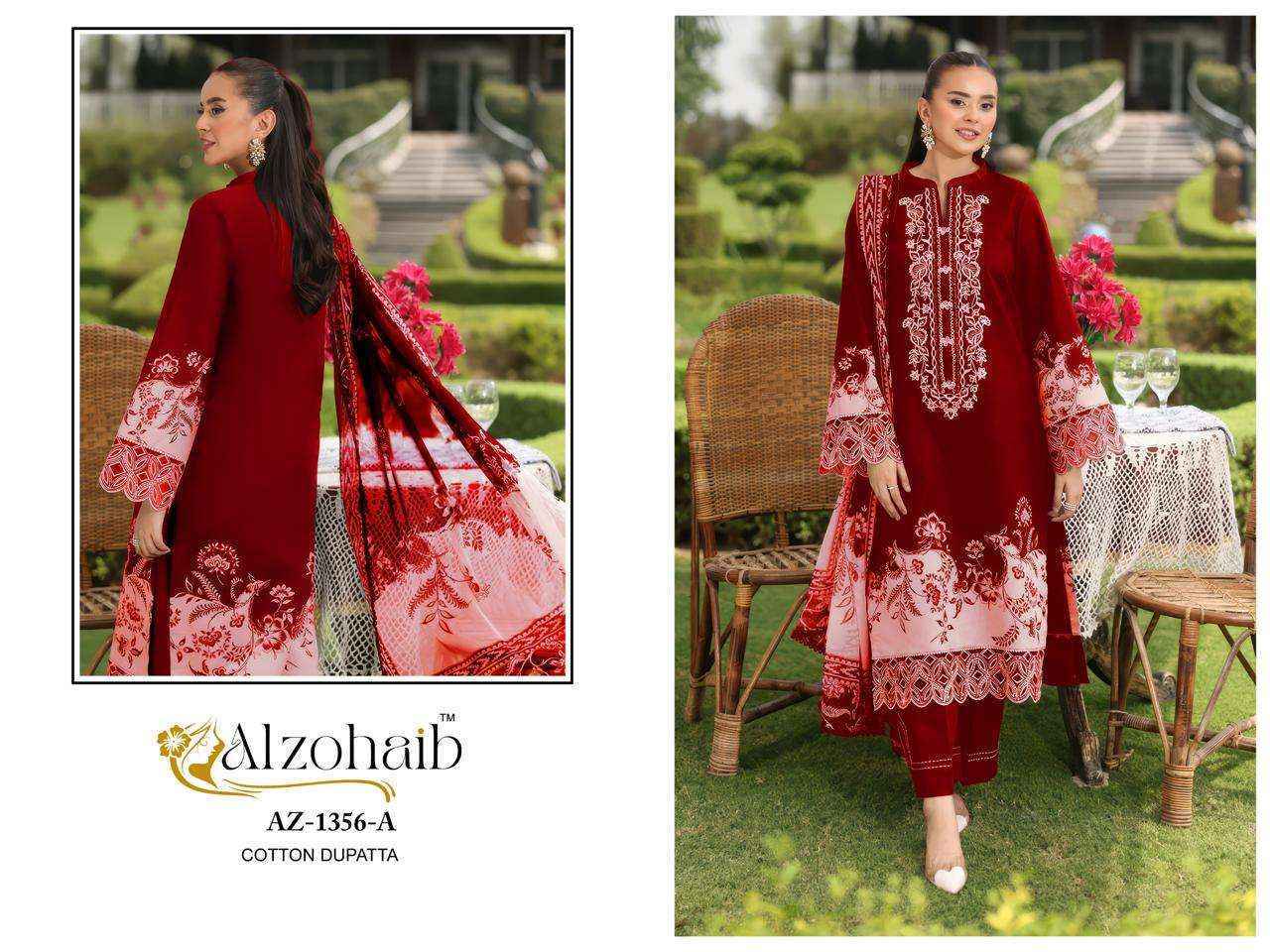 Al Zohaib Aaida Vol 1 Cotton Salwar Kameez Wholesale Rate ( 4 Pcs Catalog )