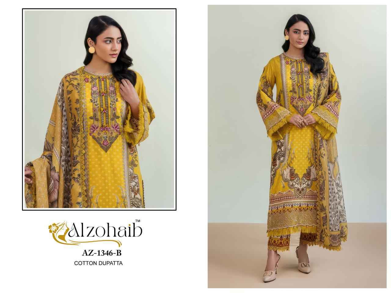 Al Zohaib Aalsha Vol 1 Cotton Salwar Kameez Wholesale Rate ( 4 Pcs Catalog )