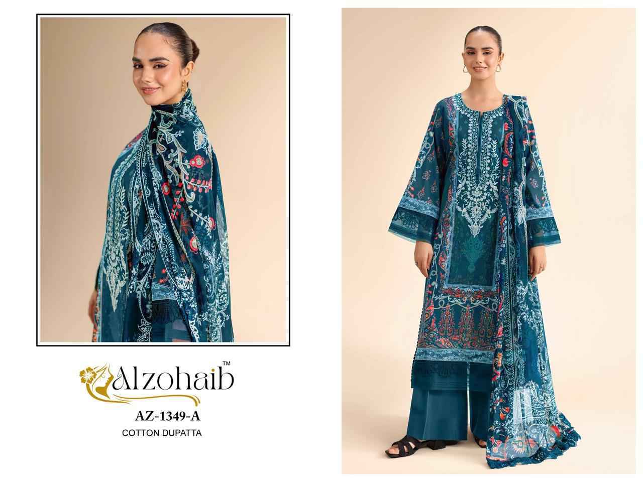 Al Zohaib Aalsha Vol 1 Cotton Salwar Kameez Wholesale Rate ( 4 Pcs Catalog )