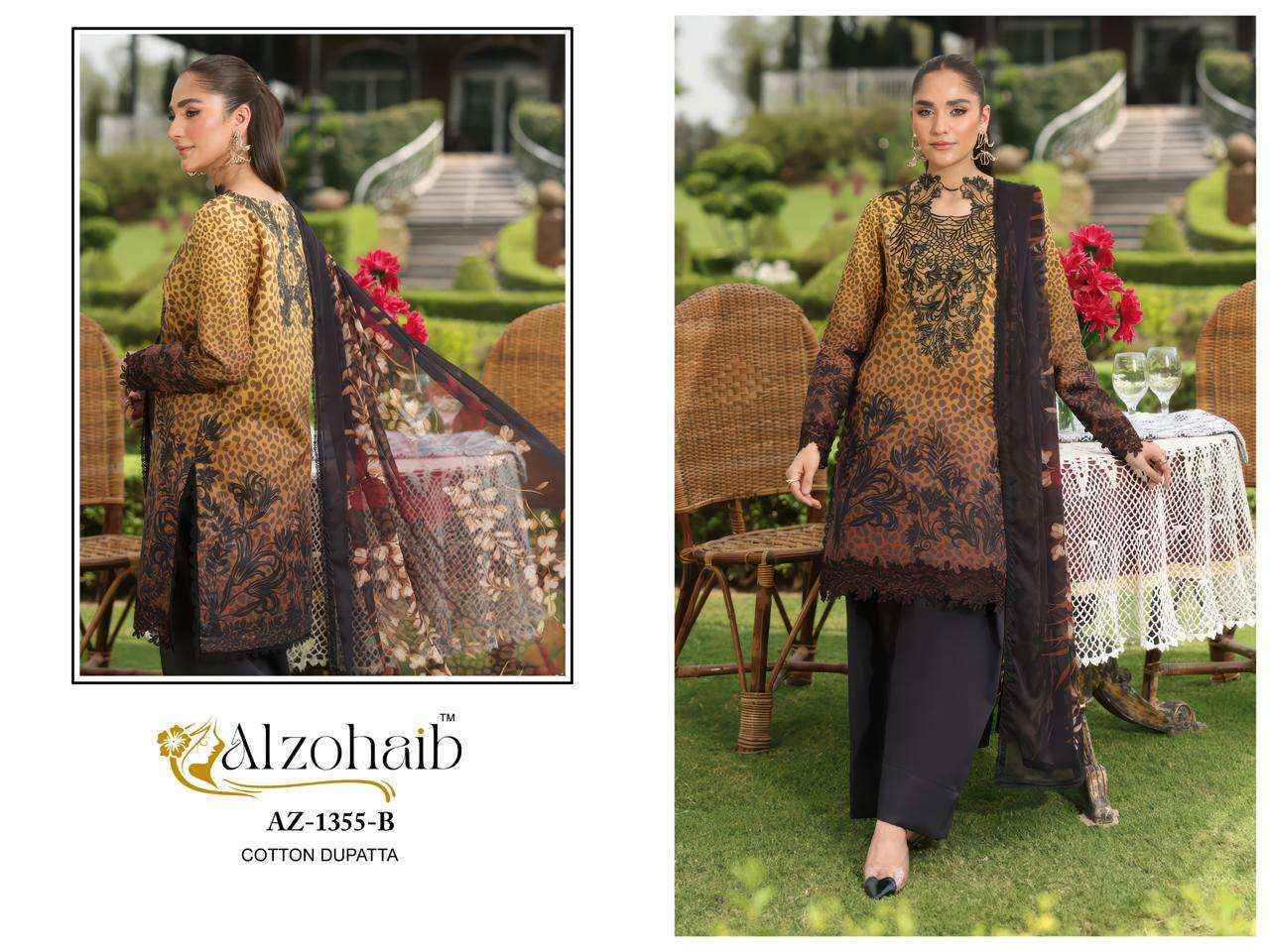 Al Zohaib Aamina Vol 1 Cotton Salwar Kameez Wholesale Rate ( 4 Pcs Catalog )
