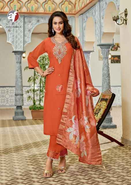 Anju Fabrics Mayra Vol 8 Modal Silk Kurti Combo Wholesale Rate ( 6 Pcs Catalog )