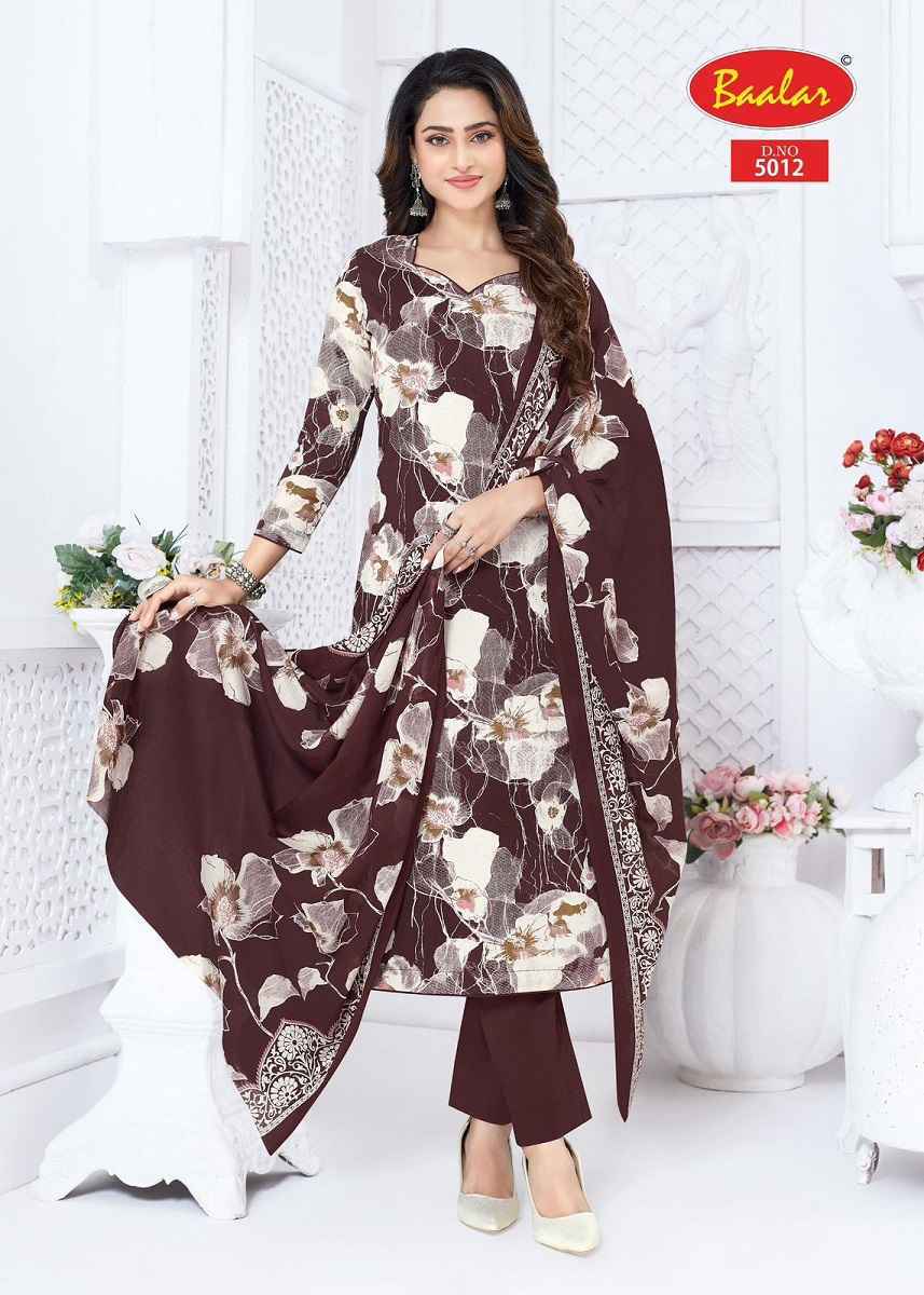 Baalar Pashmina Vol 5 Cotton Salwar Kameez Wholesale Rate ( 12 Pcs Catalog )