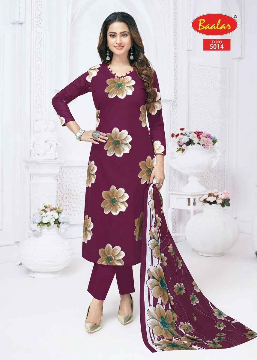 Baalar Pashmina Vol 5 Cotton Salwar Kameez Wholesale Rate ( 12 Pcs Catalog )