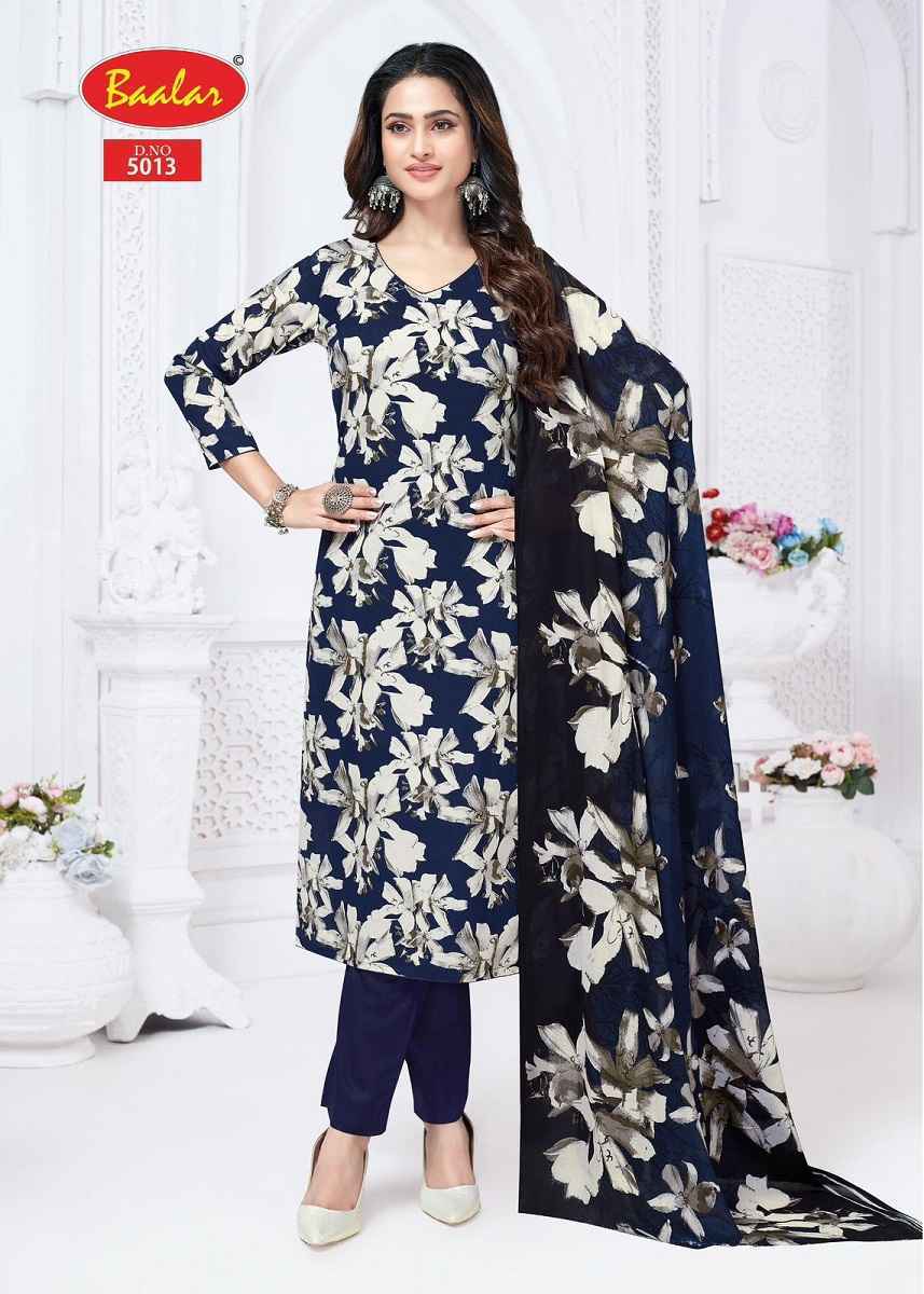 Baalar Pashmina Vol 5 Cotton Salwar Kameez Wholesale Rate ( 12 Pcs Catalog )