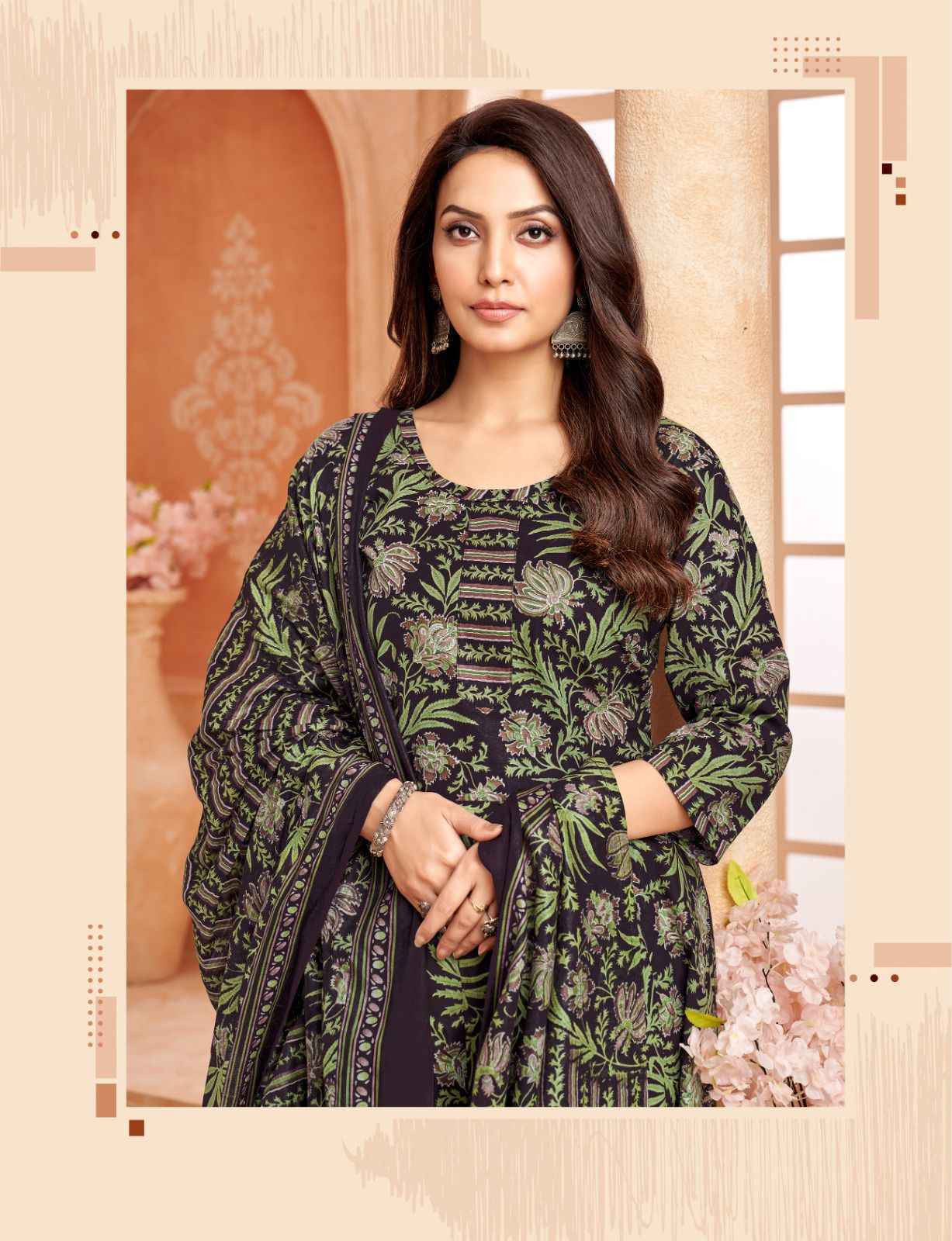 Balaji Anarkali Vol 4 Cotton Kurti Combo Set Wholesale Rate ( 8 Pcs Catalog )