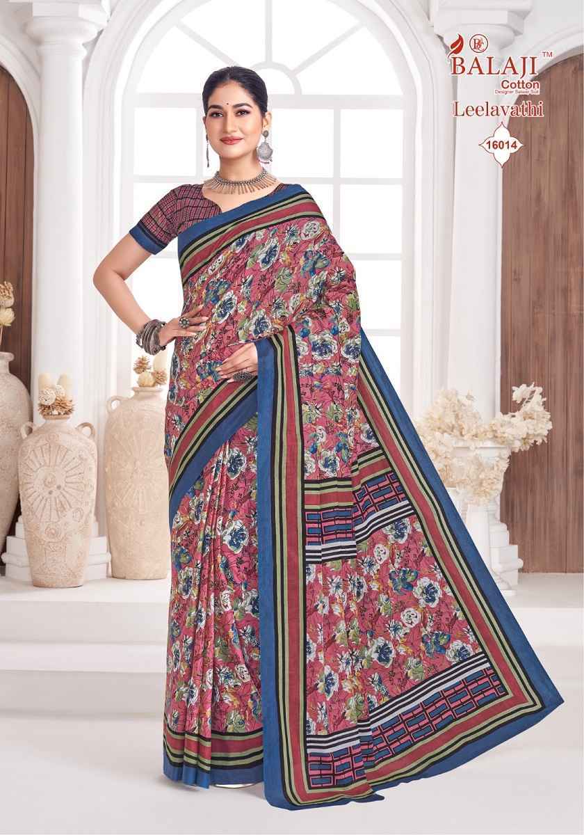 Balaji Leelavati Vol 16 Cotton Saree Wholesale Rate ( 20 Pcs Catalog )