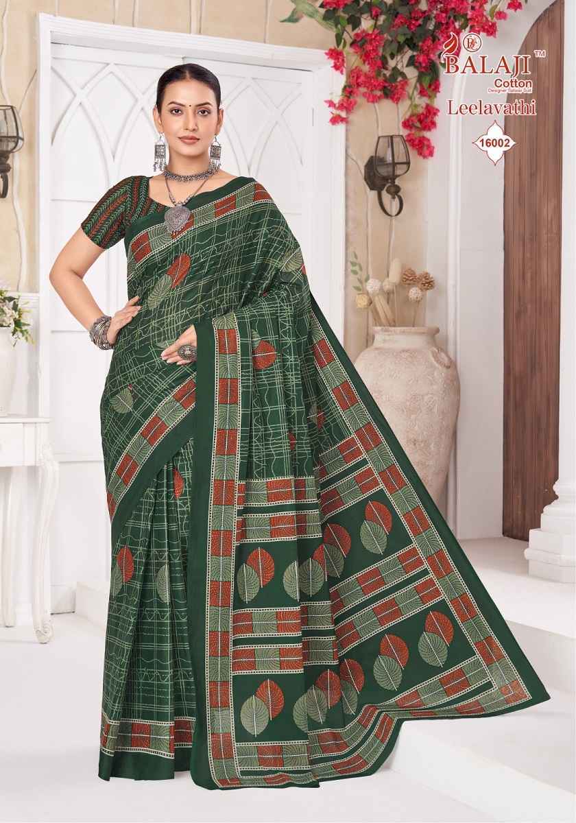Balaji Leelavati Vol 16 Cotton Saree Wholesale Rate ( 20 Pcs Catalog )