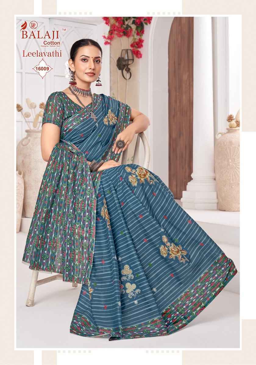 Balaji Leelavati Vol 16 Cotton Saree Wholesale Rate ( 20 Pcs Catalog )