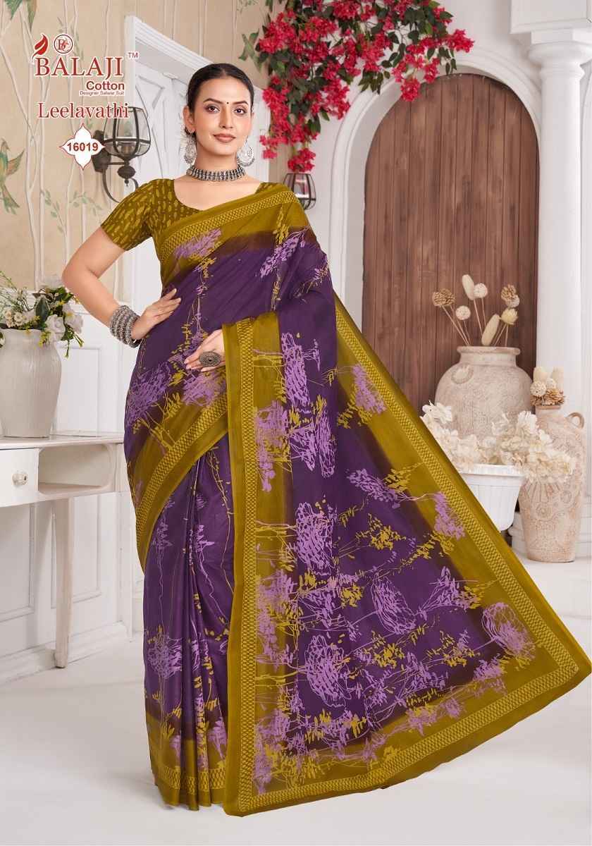 Balaji Leelavati Vol 16 Cotton Saree Wholesale Rate ( 20 Pcs Catalog )