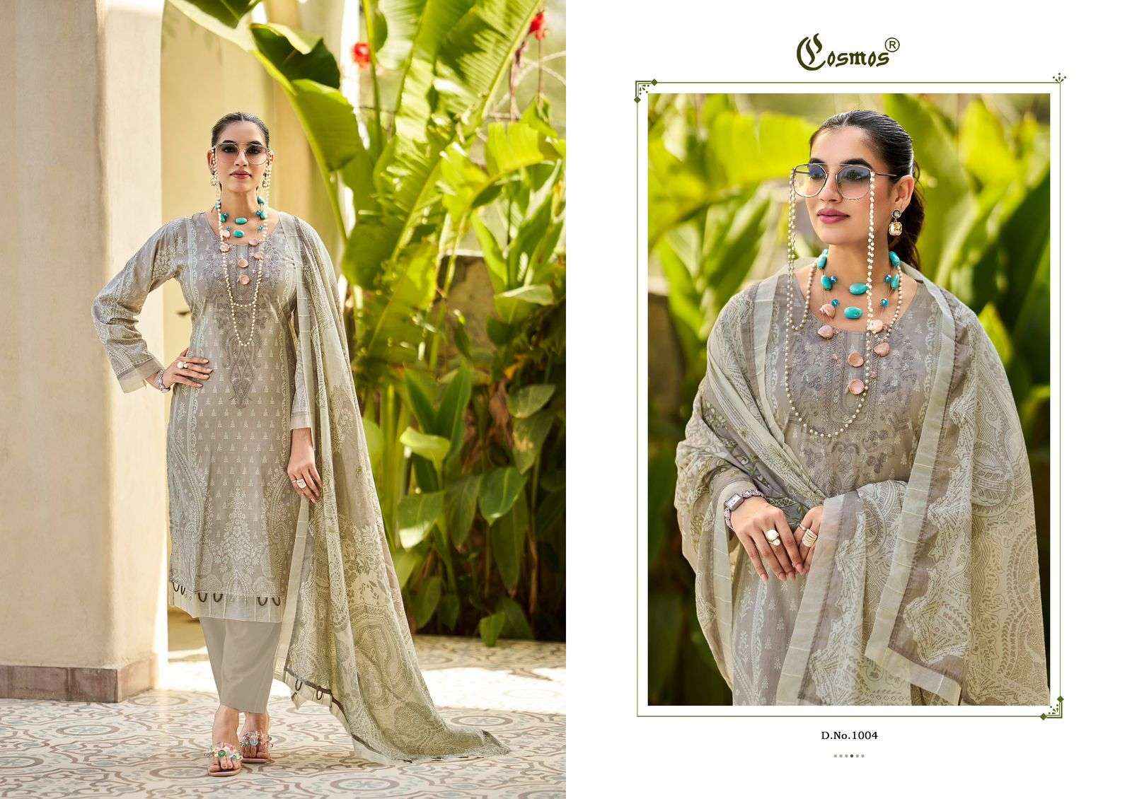 Cosmos Bliss Embroidery Lawn Vol 1 Exclusive Cotton Latest Salwar Kameez Wholesale Rate ( 8 Pcs Catalog )