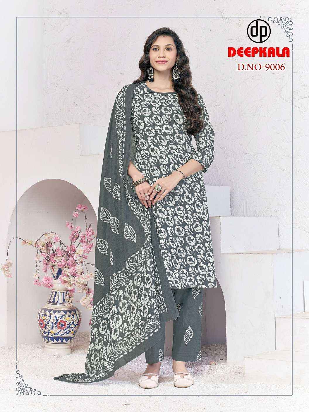 Deepkala Batik Special Vol 9 Batik Readymade Suit Surat Wholesaler ( 10 Pcs Catalogue )