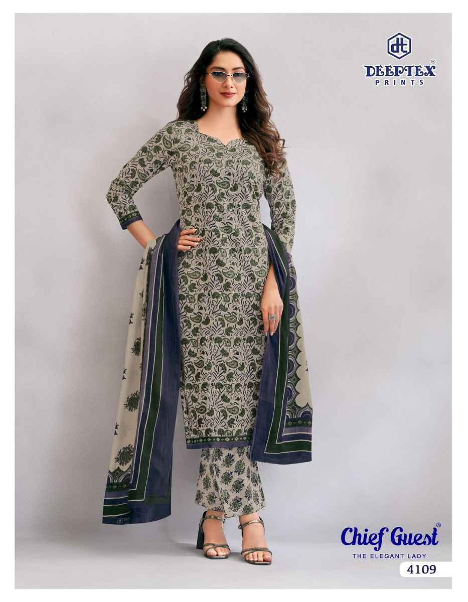 Deeptex Chief Guest Vol 41 Cotton Dress Material 15 pcs Catalogue