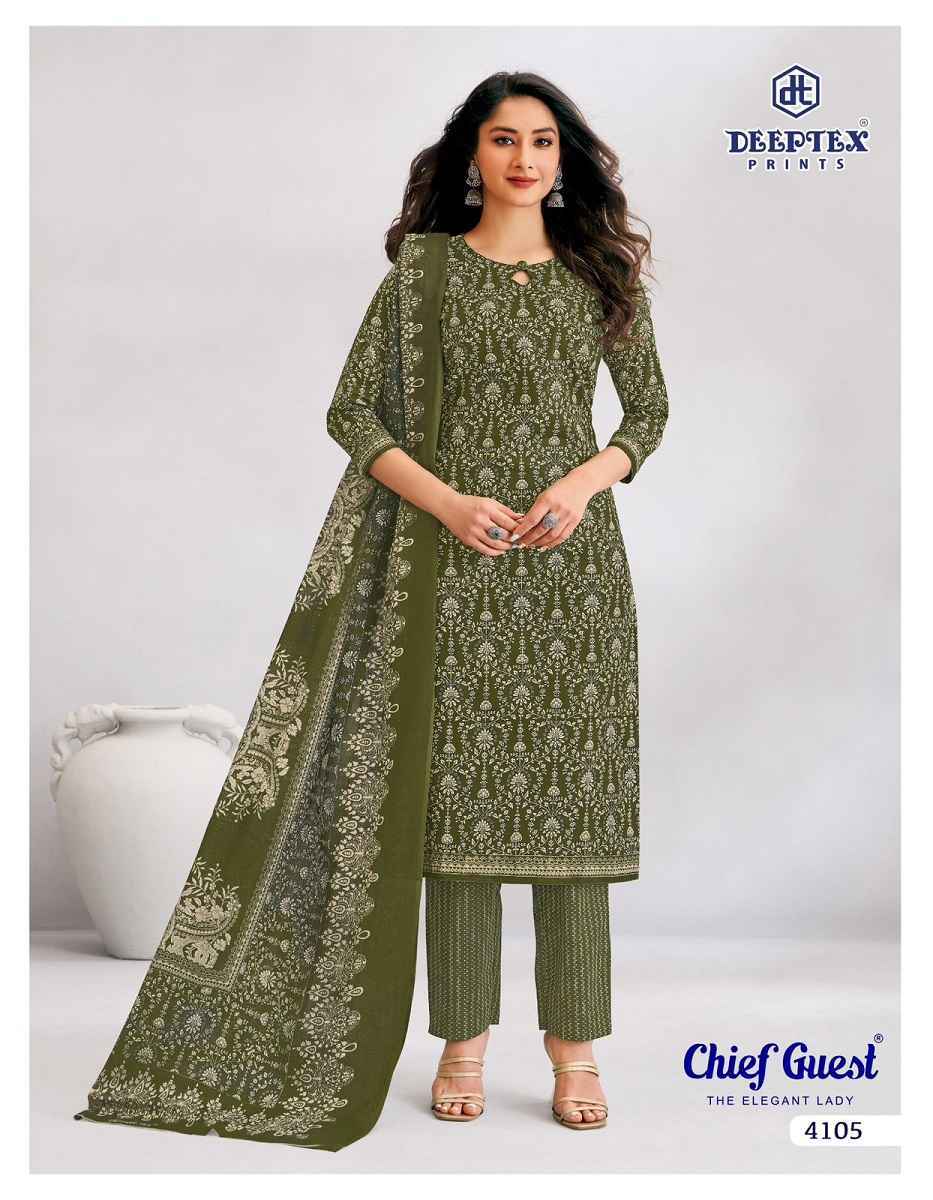 Deeptex Chief Guest Vol 41 Cotton Dress Material 15 pcs Catalogue