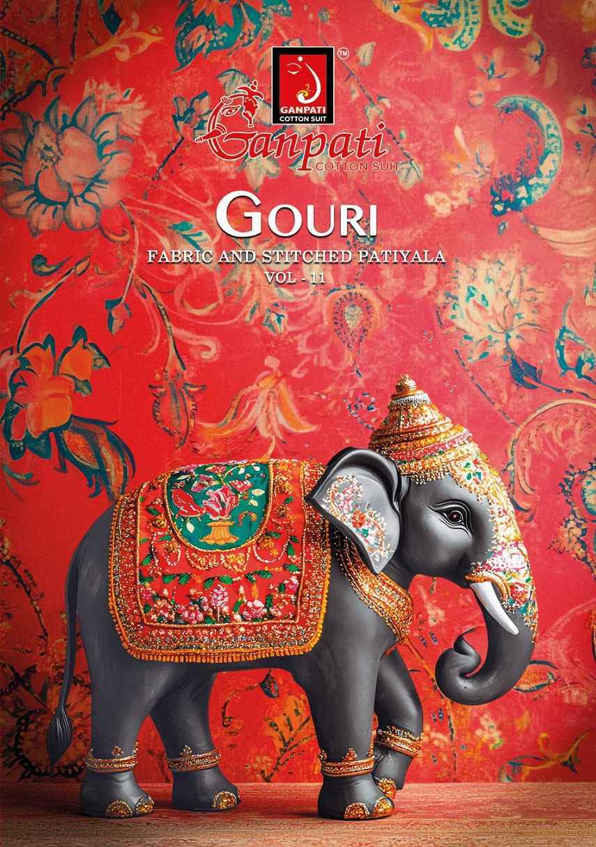 Ganpati Gouri Vol 11 Heavy Cotton Salwar Kameez Wholesale Rate ( 15 Pcs Catalog )