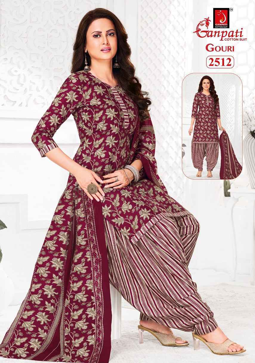 Ganpati Gouri Vol 11 Heavy Cotton Salwar Kameez Wholesale Rate ( 15 Pcs Catalog )