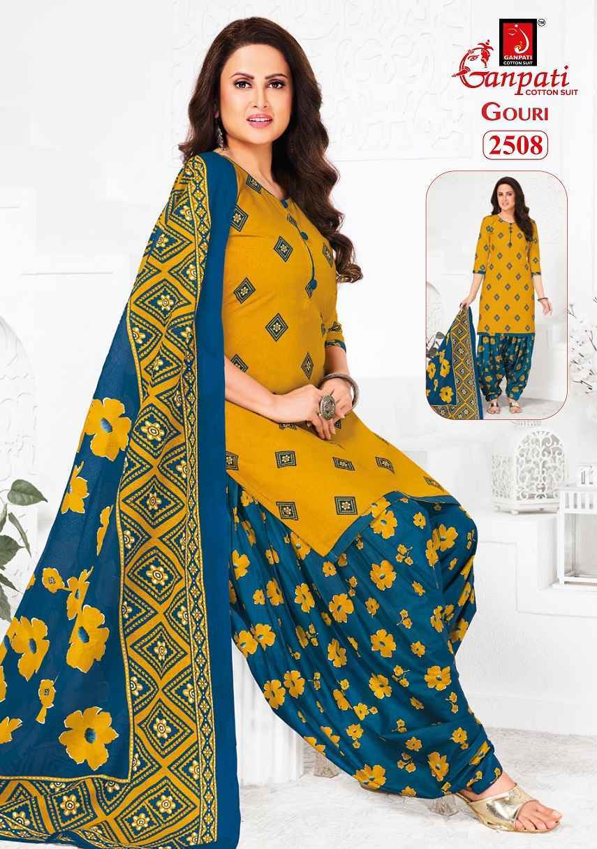 Ganpati Gouri Vol 11 Heavy Cotton Salwar Kameez Wholesale Rate ( 15 Pcs Catalog )
