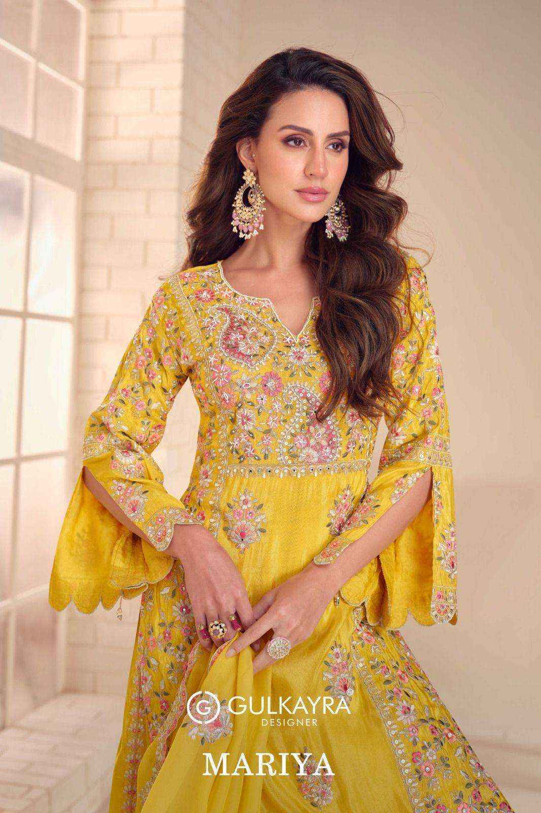 Gulkayra Designer Mariya Readymade Simer Silk Suit Wholesale Rate ( 3 Pcs Catalog )