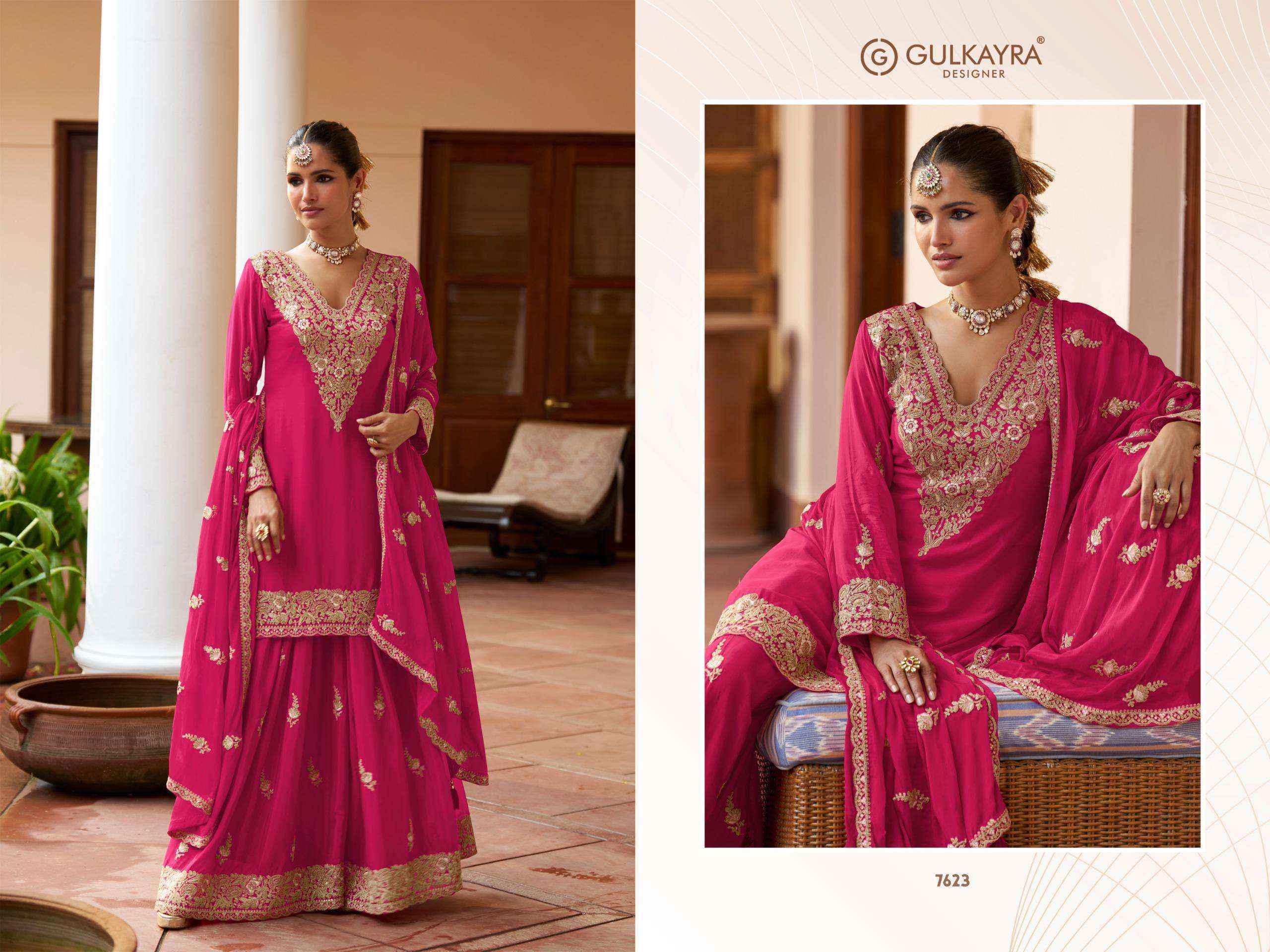 Gulkayra Designer Varnika Readymade Chinon Dress Wholesale Rate ( 3 Pcs Catalog )