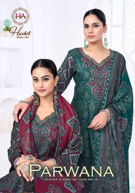 Harshit Fashion Parwana Pashmina Salwar Kameez Wholesale Rate ( 6 Pcs Catalog )
