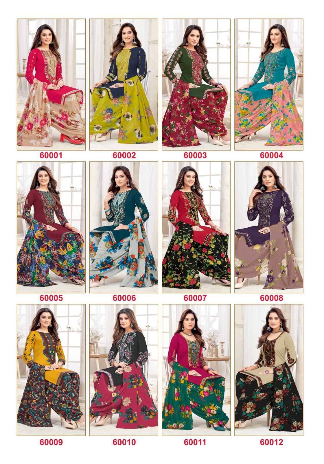 Jash Baby Doll Vol 60 Cotton Salwar Suit Collection ( 12 Pcs Catalog )