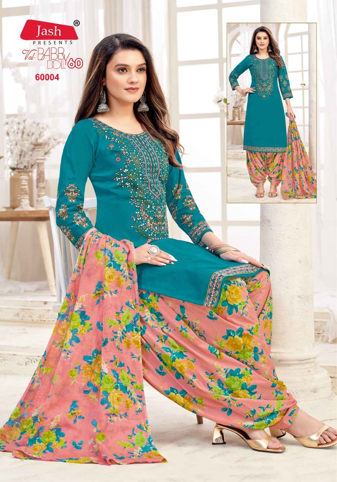Jash Baby Doll Vol 60 Cotton Salwar Suit Collection ( 12 Pcs Catalog )