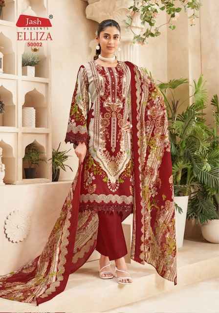 Jash Elliza Vol 50 Cotton Salwar Kameez Wholesale Price ( 10 pcs Catalogue )