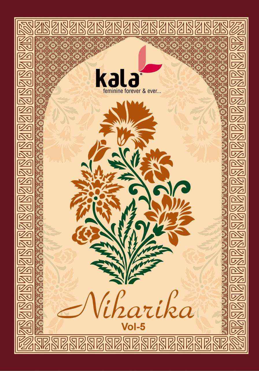 Kala Niharika Vol 5 Printed Pant Style Unstitch Cotton Suit Wholesale Rate ( 8 Pcs Catalog )