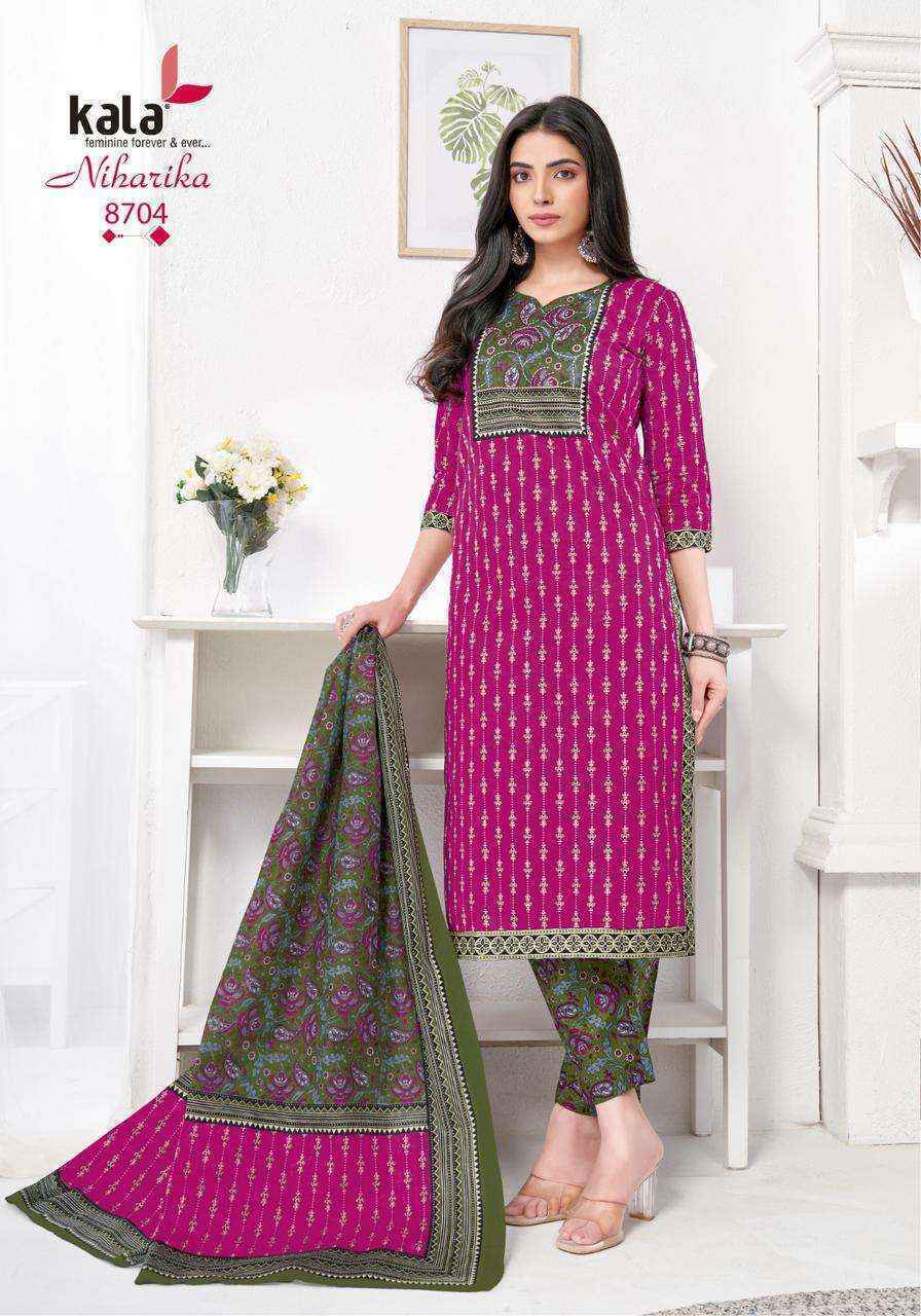 Kala Niharika Vol 5 Readymade Cotton Suit Wholesale Rate ( 8 Pcs Catalog )