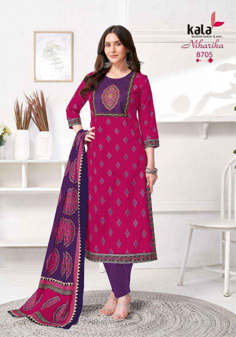 Kala Niharika Vol 5 Readymade Cotton Suit Wholesale Rate ( 8 Pcs Catalog )