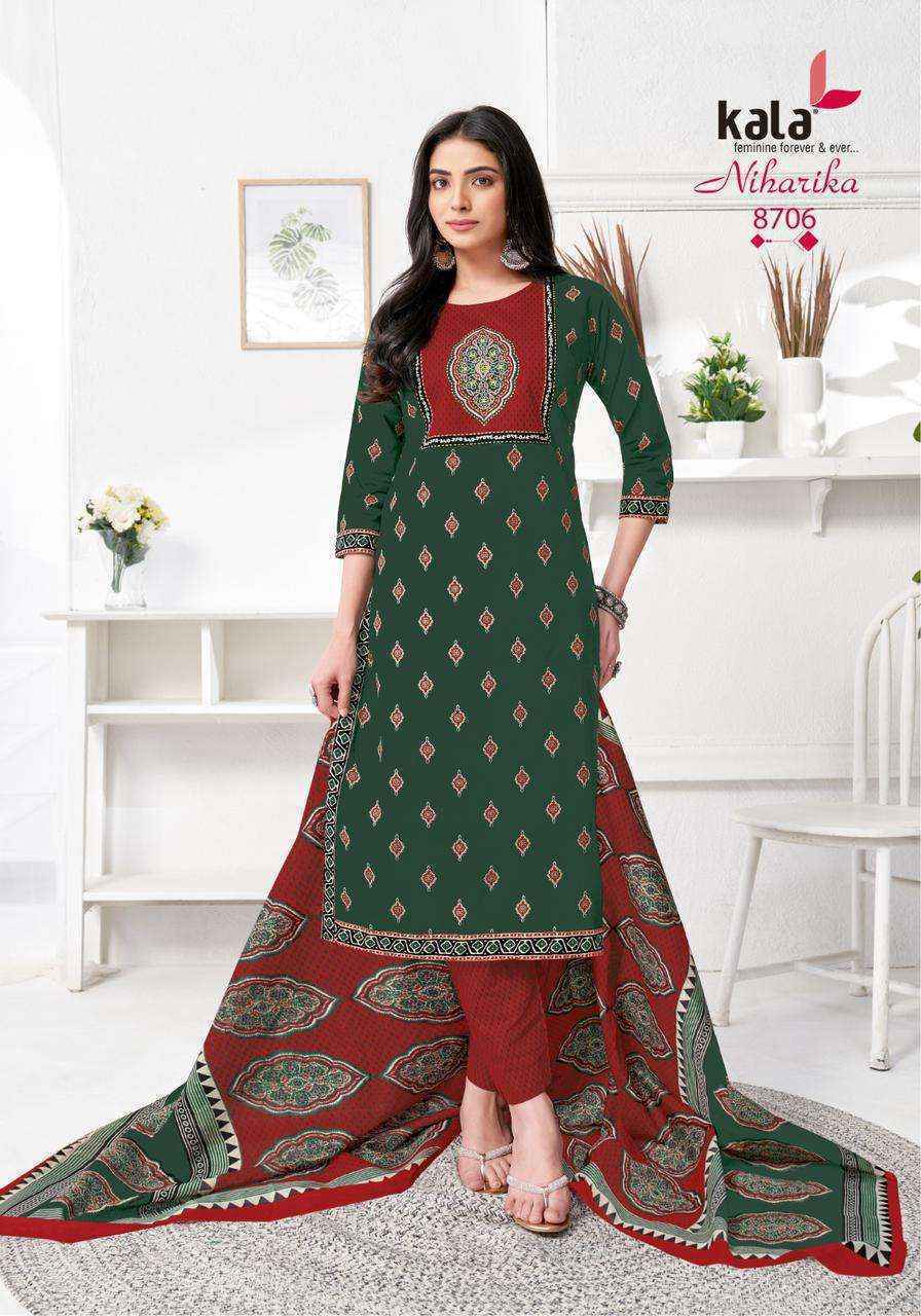 Kala Niharika Vol 5 Readymade Cotton Suit Wholesale Rate ( 8 Pcs Catalog )