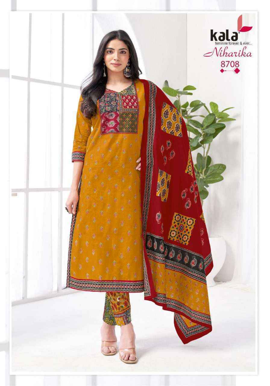 Kala Niharika Vol 5 Readymade Cotton Suit Wholesale Rate ( 8 Pcs Catalog )