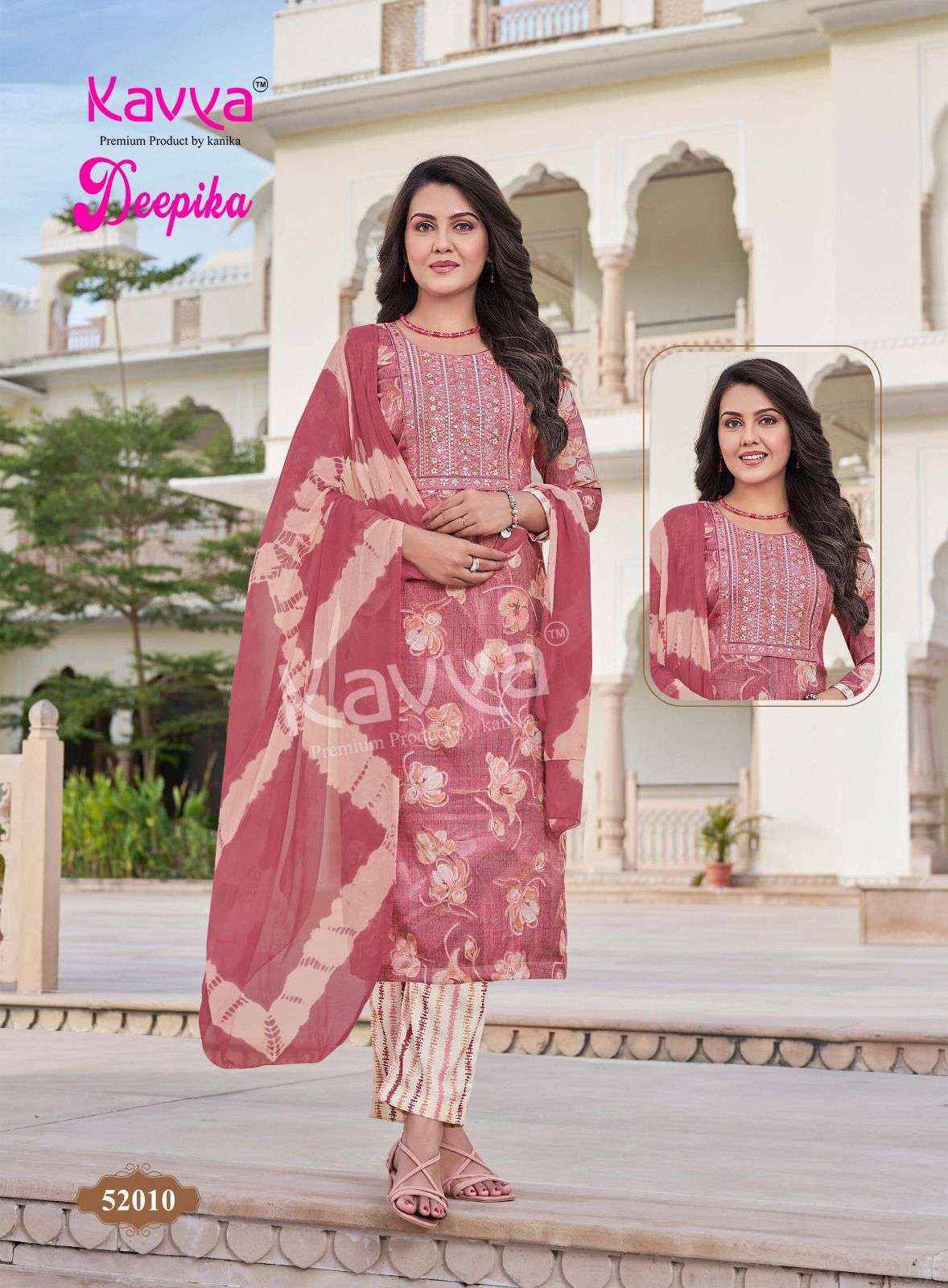 Kavya Deepika Vol 52 Capsule Kurti Combo Wholesale Rate ( 10 Pcs Catalog )