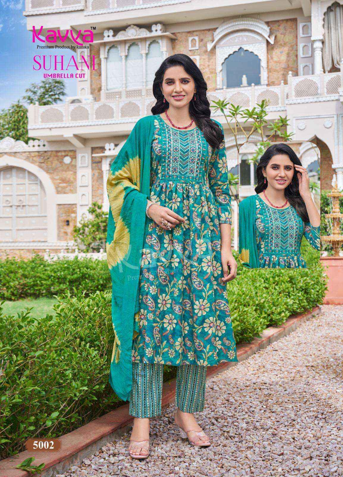 Kavya Suhani Vol 5 Viscose Kurti Combo Set Wholesale Rate ( 10 Pcs Catalog )