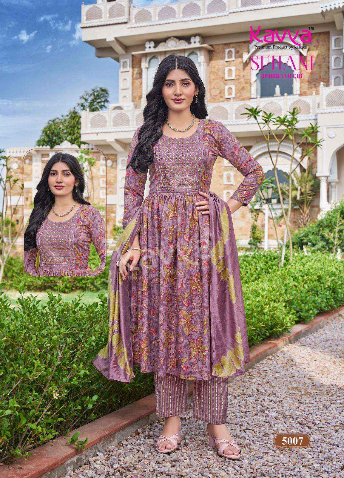 Kavya Suhani Vol 5 Viscose Kurti Combo Set Wholesale Rate ( 10 Pcs Catalog )