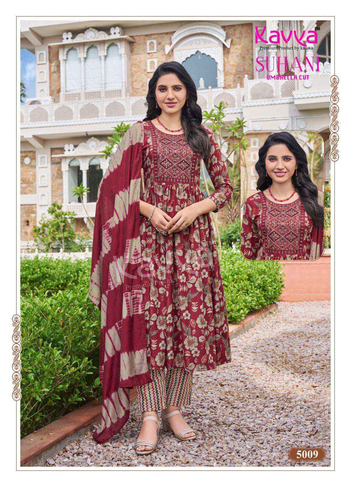 Kavya Suhani Vol 5 Viscose Kurti Combo Set Wholesale Rate ( 10 Pcs Catalog )