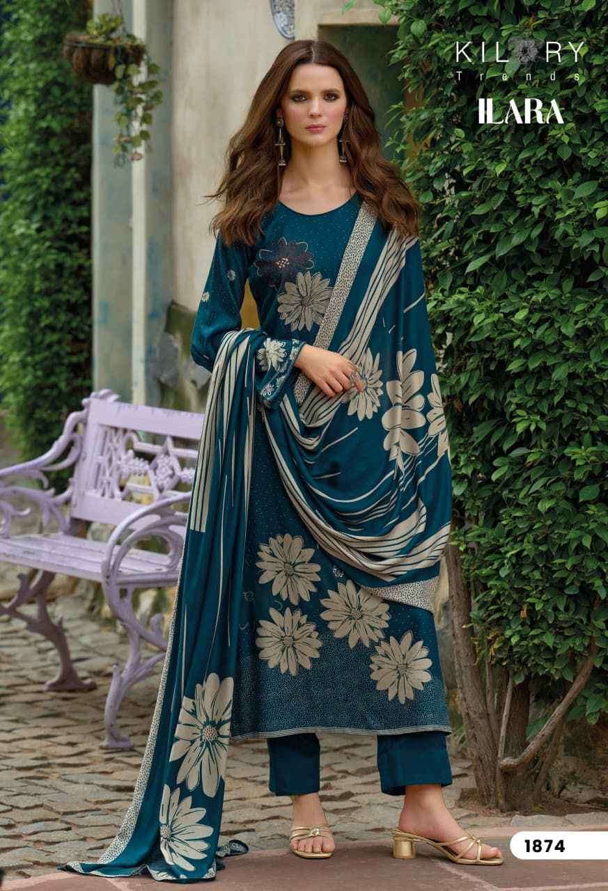 Kilory Trendz Ilara Viscouse Pashmina Salwar Kameez Wholesale Rate ( 4 Pcs Catalog )