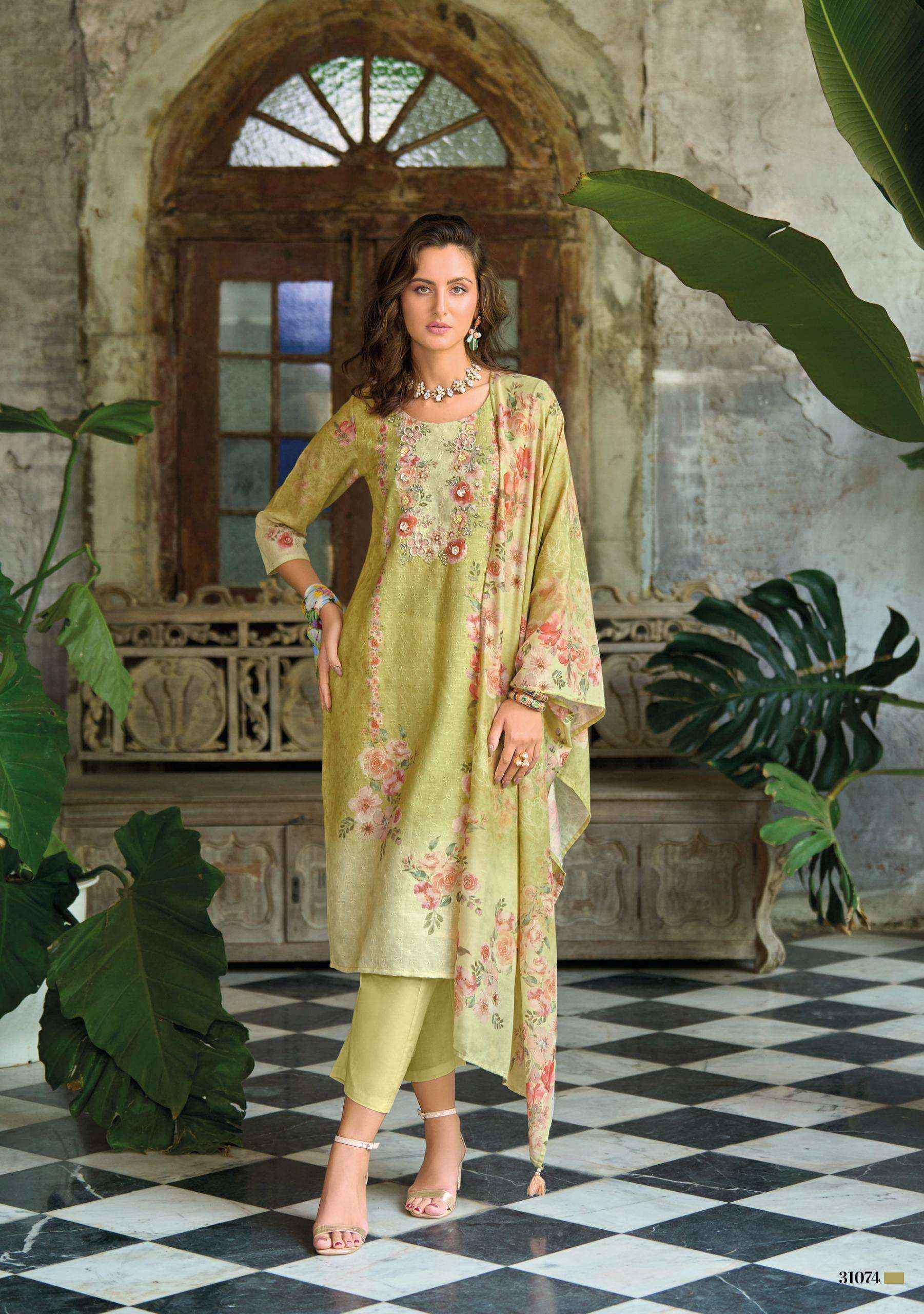 Lady Leela Summer Pastels Vol 2 Exclusive Readymade 3 Piece Dress Wholesale Rate ( 6 Pcs Catalog )