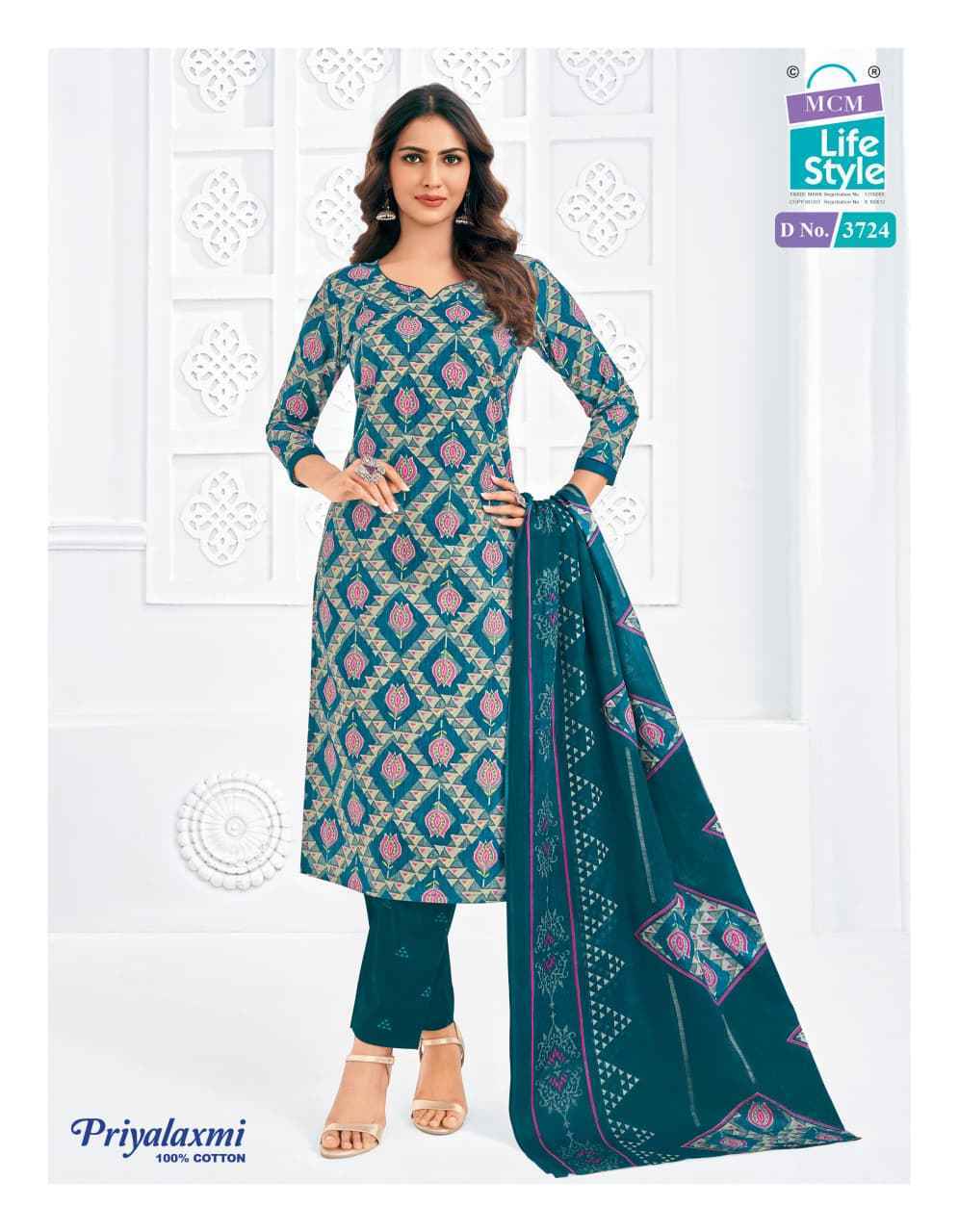 MCM Lifestyle Priyalaxmi Vol 37 Readymade Cotton Suit Wholesale Rate ( 20 Pcs Catalog )