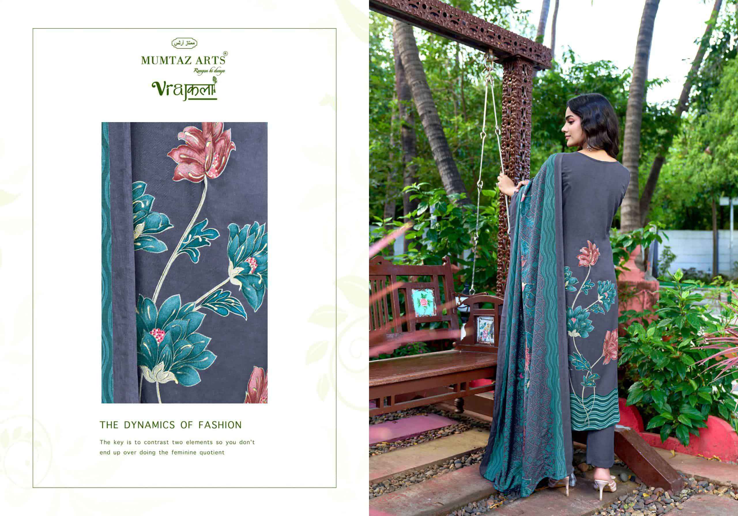 Mumtaz Arts Kashmir Kali Digital Printed Pure Pashmina Winter Wear Salwar Kameez Wholesale Rate ( 4 Pcs Catalog )