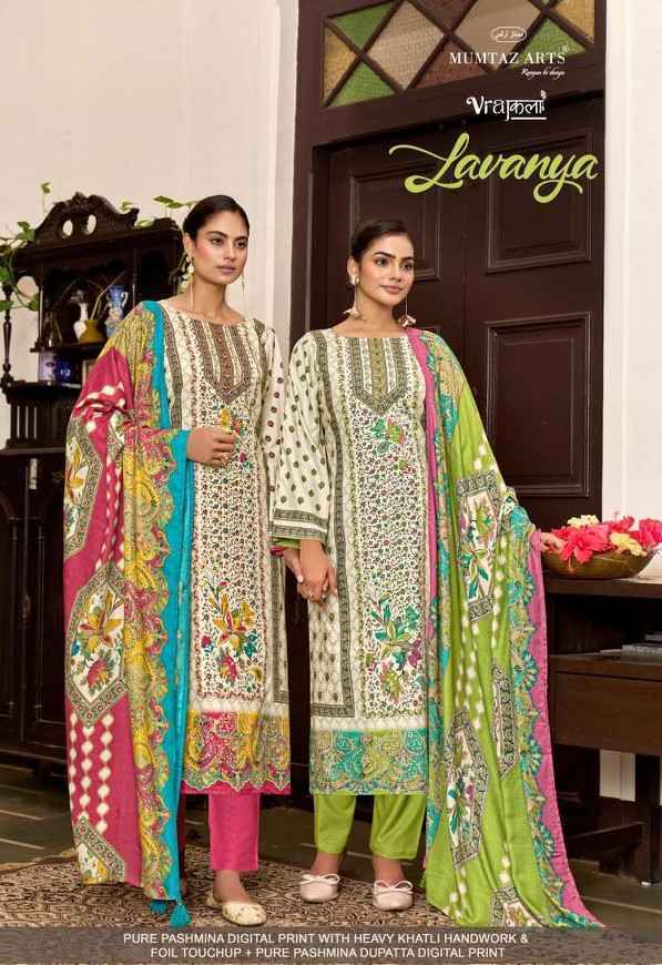 Mumtaz Arts Lavanya Viscose Pashmina Salwar Kameez Wholesale Rate ( 4 Pcs Catalog )