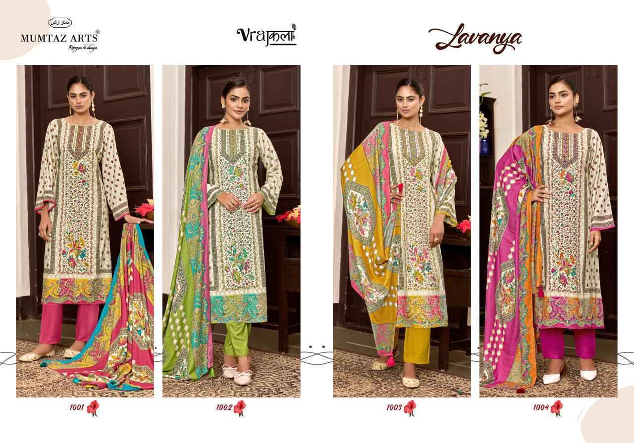 Mumtaz Arts Lavanya Viscose Pashmina Salwar Kameez Wholesale Rate ( 4 Pcs Catalog )